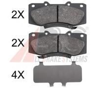 Fits A.B.S. 37881 Brake Pad Set, disc brake ⭐UK Stock⭐