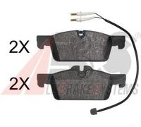 ABS All Brake Systems Front Brake Pad Set 37888 for Peugeot 508 (14-18)