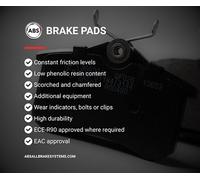 BRAKE PAD SET DISC BRAKE FOR MERCEDES-BENZ SLK B-CLASS A-CLASS/GL/SUV SLC 1.8L