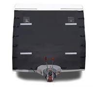 Fits ABBEY CARAVAN - Caravan Front Cover Protector, Full Guard With LED Lights Reflective Strips, Black