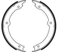 Fits ABE C02085ABE Brake Shoe Set, parking brake C02085 ABE (Automotive Brake E