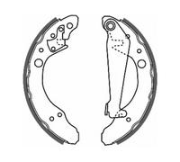 Fits ABE C0A002ABE Brake shoe set C0A002 ABE (Automotive Brake Engineering) is
