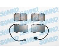 Brake pads 5SP1665 SAMKO for LANCIA FIAT ALFA ROMEO CHRYSLER DODGE