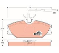 FITS ALPINE A610 3.0 TURBO BRAKE PAD SET, DISC BRAKE GDB1030 TRW
