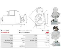 FITS CHEVROLET AVEO SALOON 1.3 D STARTER S3070 AS-PL