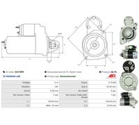 STARTER FOR RENAULT CLIO/II/Mk/MIO/III/EURO/CAMPUS/Grandtour/Sportour/Van/IV