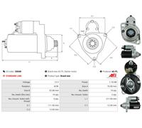 Fits AS ROZRUSZNIKI I ALTERNATORY S0048 BRAND NEW AS-PL STARTER MOTOR ⭐UK Stock⭐