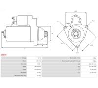 ✅Fits AS ROZRUSZNIKI I ALTERNATORY S0140 STARTER NEW ⭐UK Seller⭐