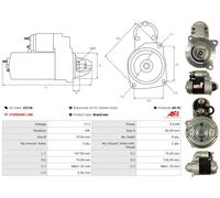 Fits AS ROZRUSZNIKI I ALTERNATORY S3126 BRAND NEW AS-PL STARTER MOTOR ⭐UK Stock⭐