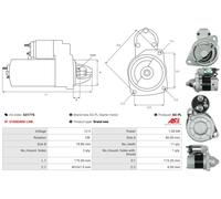 AS-PL S3177S Starter motor