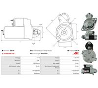 Fits AS ROZRUSZNIKI I ALTERNATORY S6199 BRAND NEW AS-PL STARTER MOTOR ⭐UK Stock⭐