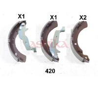 Brake shoes 55-04-420 ASHIKA for HONDA CIVIC VII Hatchback