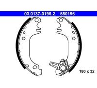 ATE 03.0137-0196.2 Brake Shoe Set