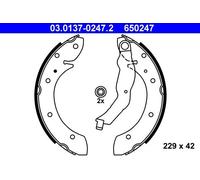 Fits ATE 03.0137-0247.2 Brake Shoe Set UK Stock