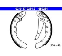 ATE 03.0137-0264.2 Brake Shoe Set Rear for
