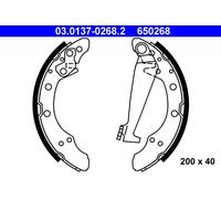 ATE Brake Shoe Set 03.0137-0268.2 - Rear - Fits Audi, SEAT, SKODA, VW