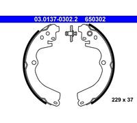 ATE Brake Shoe Set 03.0137-0302.2 for Subaru Legacy Forester Impreza Liberty