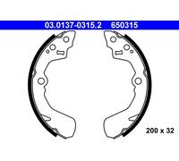 ATE 03.0137-0315.2 Brake Shoe Set