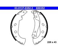ATE 03.0137-0352.2 Brake Shoe Set