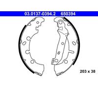 ATE Brake Shoe Set 03.0137-0394.2 – Fits Ford Fiesta 00-08