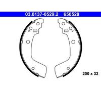 ATE 03.0137-0529.2 Brake Shoe Set