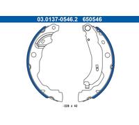 BRAKE SHOE SET 03.0137-0546.2 FOR RENAULT CLIO/V CAPTUR/II GRAND/KANGOO/III 1.0L
