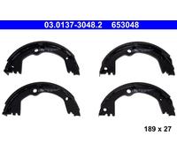 ATE Brake Shoe Set 03.0137-3048.2 - Parking Brake for KIA HYUNDAI (Sorento II, Maxcruz, Santa Fe XL)