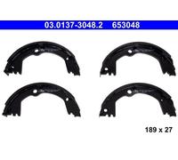 ATE Brake Shoe Set 03.0137-3048.2 - Parking Brake for KIA HYUNDAI (Sorento II, Maxcruz, Santa Fe XL)