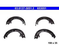 ATE Handbrake Shoes 03.0137-3051.2 - Parking Brake for Honda CR-V III/IV