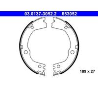 Brake Shoe Set, parking brake 03.0137-3052.2 ATE for KIA HYUNDAI