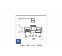 BRAKE BLEEDER ADAPTER 03.9302-0702.2