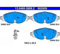 Brake pads 13.0460-2609.2 ATE for VW SKODA AUDI FORD