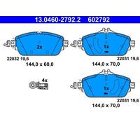 Brake pads 13.0460-2792.2 ATE for MERCEDES-BENZ C-CLASS C-CLASS T-Model E-CLASS