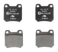 ATE Brake pad set excl. wear warning contact 13.0460-4040.2 Brake pads,Brake pad set, disc brake OPEL,SAAB,VAUXHALL,VECTRA B (36_)