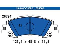 ATE 13.0460-5560.2 Brake pad set