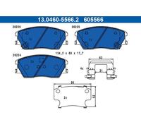 ✅Fits ATE 13.0460-5566.2 BRAKE PAD SET, DISC BRAKE ⭐UK Seller⭐