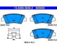 Fits ATE 13.0460-5650.2 Brake Pad Set, disc brake UK Stock