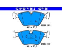 NEW DISC BRAKE PADS SET FOR BMW Z4 ROADSTER E85 S54 B32 Z4 COUPE E86 ATE