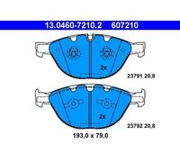 ✅Fits ATE 13.0460-7210.2 BRAKE PADS FRONT BMW 7 E65,E66 760 03- ⭐UK Seller⭐