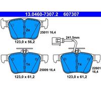 ATE 13.0460-7307.2 Brake pad set