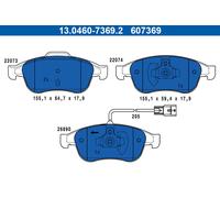 ATE 13.0460-7369.2 Brake pad set