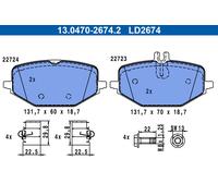 ✅Fits ATE 13.0470-2674.2 CERAMIC BRAKE PADS ⭐UK Seller⭐