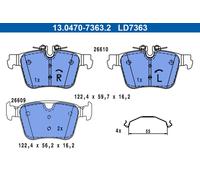 2x ✅Fits ATE 13.0470-7363.2 Brake Pad Set, disc brake 13.0470-7363.2 ⭐UK Seller⭐