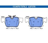 ✅Fits ATE 13.0470-7378.2 BRAKE PAD SET, DISC BRAKE ⭐UK Seller⭐