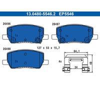 ✅Fits ATE 13.0480-5546.2 BRAKE PADS REAR NEW ORIGINAL ⭐UK Seller⭐