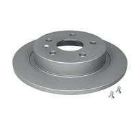 2x Brake disc solid 24.0112-0187.1 ATE for SAAB OPEL