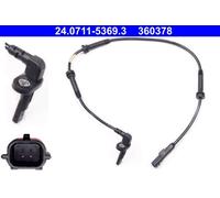 ATE ABS Wheel Speed Sensor 24.0711-5369.3 - Fits Dacia & Renault (Lodgy, Dokker, Logan II)
