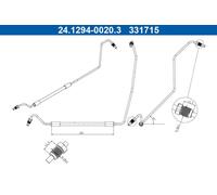Fits ATE 24.1294-0020.3 Brake Hose DE Stock