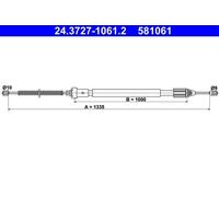 Handbrake Cable For Renault CLIO 01-16 THALIA 00- 8200087979