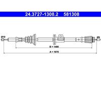 CABLE, PARKING BRAKE FOR VOLVO 850 S70 V70 ATE 24.3727-1308.2
